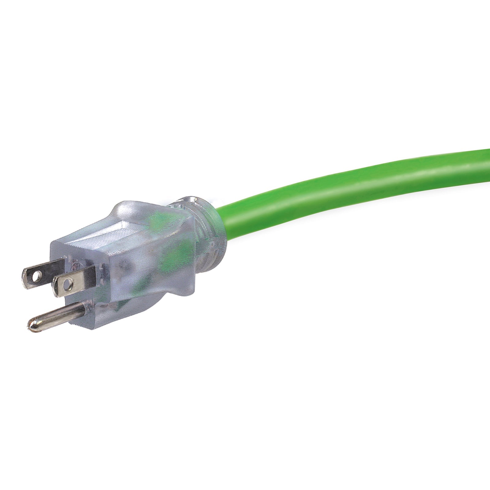 Lowe's 50ft 12/3 SJTW High Visibility Green Lighted Outdoor Extension Cord