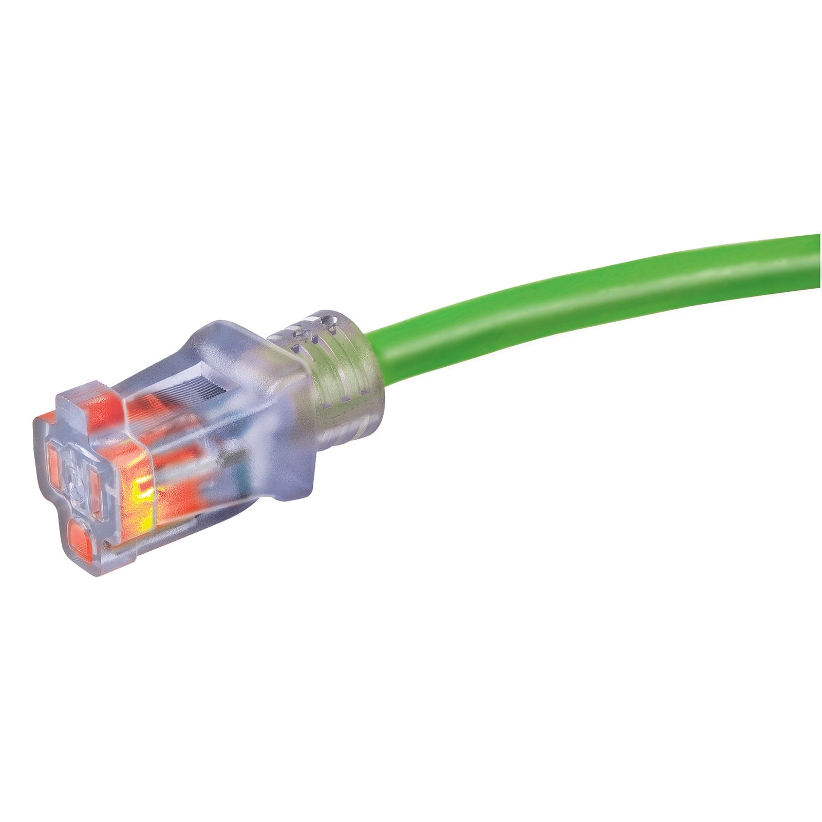Neon Flex 12/3 SJTW 100ft Extreme Cold Weather Outdoor Extension Cord High Visibility Green